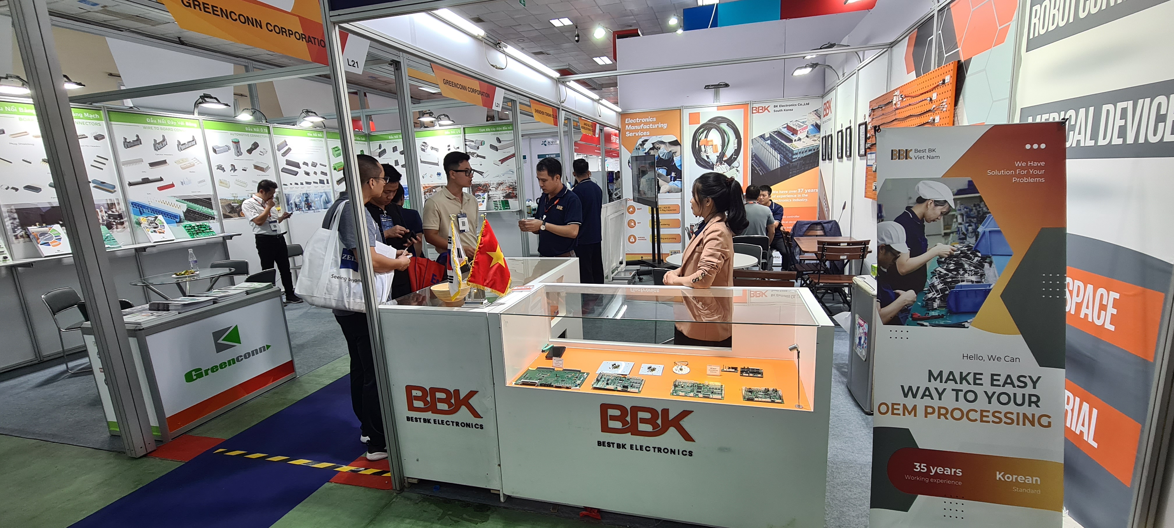 Participation in NEPCON Vietnam 2024 Exhibition BK electronics